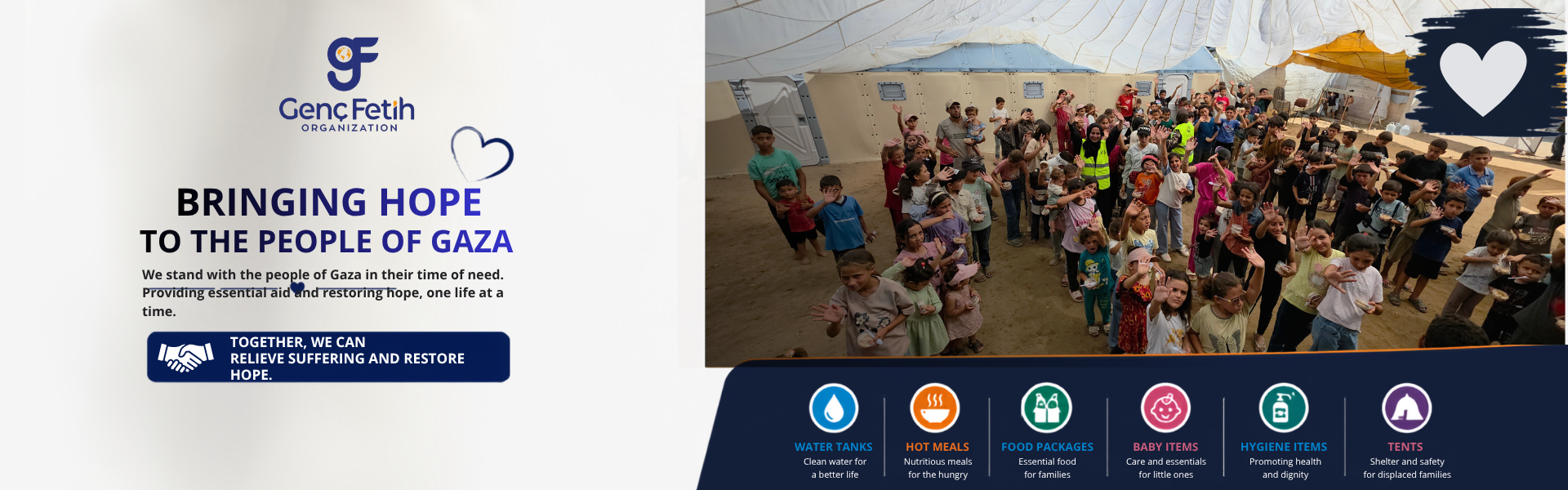 relief in gaza